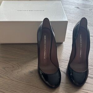 Black Patent Leather Heels